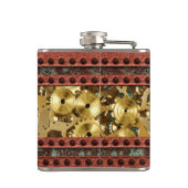 Steampunk 4 Opties voor gevlekte kolven Heupfles (Achterkant)