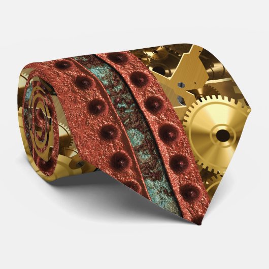 Steampunk 4 Stropdas (Opgerold)