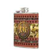 Steampunk 4A Opties voor gevlekte kolven Heupfles (Links)