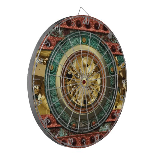 Steampunk 4C Dart Board Dartbord (Voorkant Links)