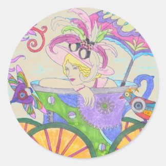 Steampunk 8 Zeepdispenser en Tandenborstelhouder Ronde Sticker