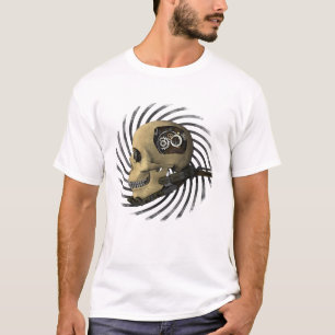 Steampunk A.I. Skull T-shirt