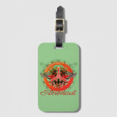 Steampunk Aeronaut, Himmelsmechanik Bagagelabel (Voorkant (verticaal))