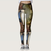 STEAMPUNK AFGHAN HOUND LEGGINGS (Voorkant)