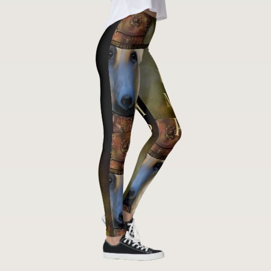 STEAMPUNK AFGHAN HOUND LEGGINGS (Rechts)