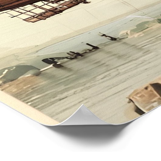 Steampunk Airship 1 Poster (Hoek)