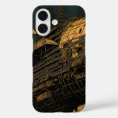 SteamPunk Airship Case-Mate iPhone Case (Achterkant)