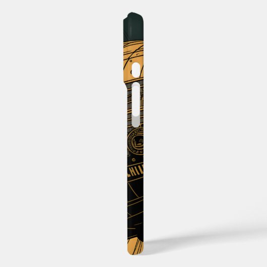 SteamPunk Airship Case-Mate iPhone Case (Achterkant / Links)