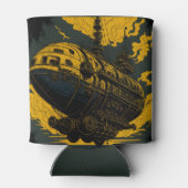 Steampunk Airship Koelbox – Retro Majesty Blikjeskoeler (Achterkant)