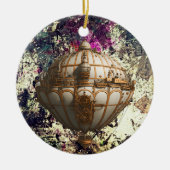 Steampunk Airship Ornament - Whimsical Heights (Voorkant)