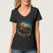 SteamPunk Airship T-shirt (Voorkant)