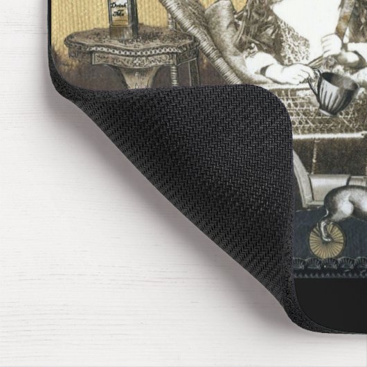 Steampunk Alice Muismat (Hoek)