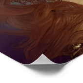 Steampunk Alice Stunning Fantasy Portret Poster (Hoek)