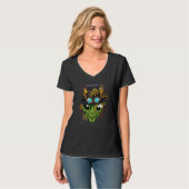 Steampunk Alien Classy Medieval Mechanical Victori T-shirt (Voorkant volledig)