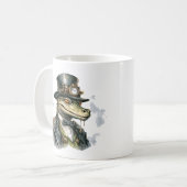Steampunk Alligator Koffie Mok (Voorkant links)