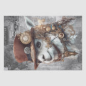 Steampunk Alpaca Tissuepapier (Voorkant)