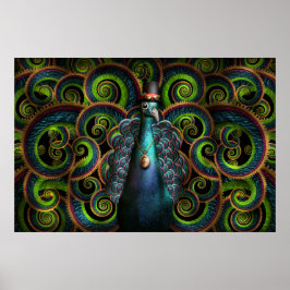 Steampunk -  als pauw poster