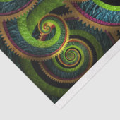 Steampunk -  als pauw tissuepapier (Detail)