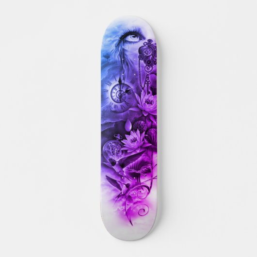 Steampunk Angel Deck Persoonlijk Skateboard (Voorkant)