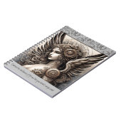 Steampunk Angel en Quote Notitieboek (Linkerzijde)