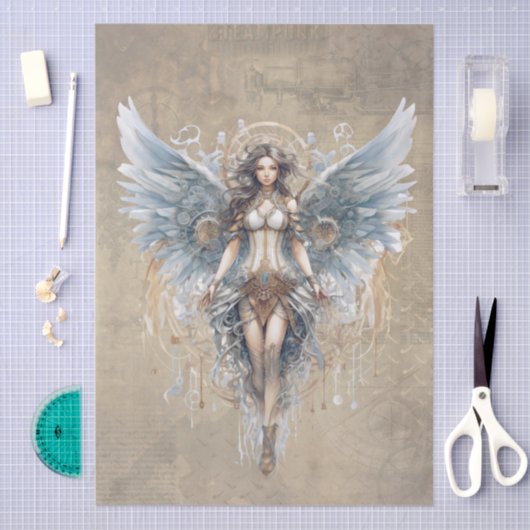Steampunk Angel Tissuepapier (Craft)