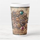 STEAMPUNK ANIMAL GEAR Latte-Mok Latte Mok (Voorkant)