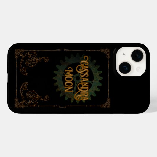 Steampunk Antiek gepersonaliseerd Case-Mate iPhone Case (Achterkant (horizontaal))