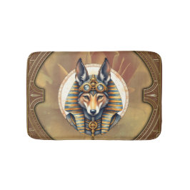 Steampunk Anubis Fox Portrait Badmat