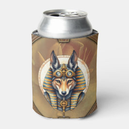 Steampunk Anubis Fox Portrait Blikjeskoeler