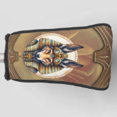 Steampunk Anubis Fox Portrait Golfheadcover (Voorkant)