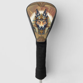 Steampunk Anubis Fox Portrait Golfheadcover
