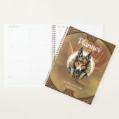 Steampunk Anubis Fox Portrait Planner (Display)