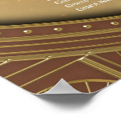 Steampunk Anubis Fox Portrait Poster (Hoek)