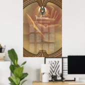 Steampunk Anubis Fox Portrait Poster (Thuiskantoor)