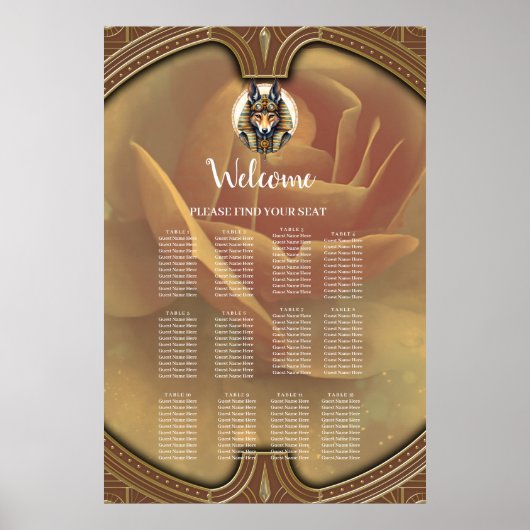 Steampunk Anubis Fox Portrait Poster (Voorkant)