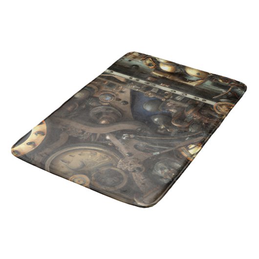 Steampunk Art Bath Mat (Gekanteld)