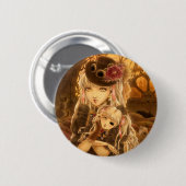 Steampunk Art Button (Voorkant /achterkant)
