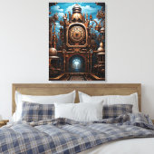 Steampunk Art Canvas Art Afdruk (Insitu (Slaapkamer))