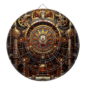 Steampunk Art Dartboard Dartbord
