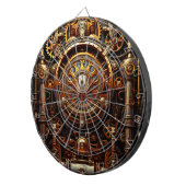 Steampunk Art Dartboard Dartbord (Voorkant Rechts)