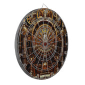 Steampunk Art Dartboard Dartbord (Voorkant Links)