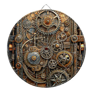 Steampunk Art Dartboard Dartbord