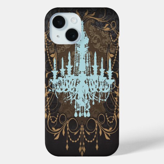 Steampunk Art Deco  kroonluchter Case-Mate iPhone Case (Achterkant)