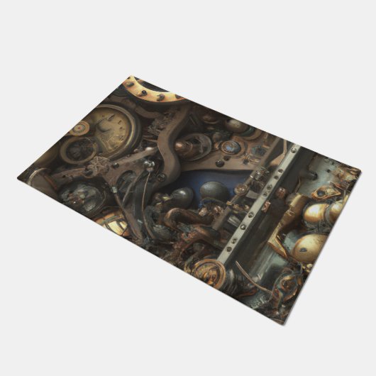 Steampunk Art Doormat Deurmat (Schuin)