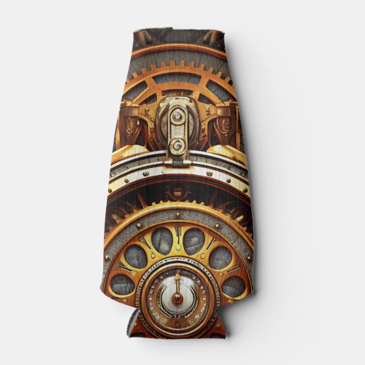 Steampunk Art-flessenkoeler Flesjeskoeler (Voorkant)