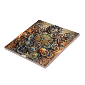 Steampunk Art Keramische Tegel Tegeltje (Zijkant)