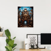 Steampunk Art Poster (Thuiskantoor)