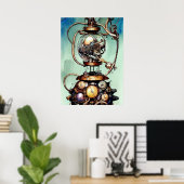 Steampunk Art Poster (Thuiskantoor)