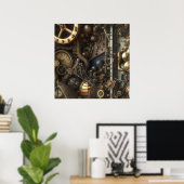 Steampunk Art Poster (Thuiskantoor)