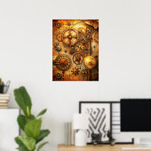 Steampunk Art Poster (Thuiskantoor)